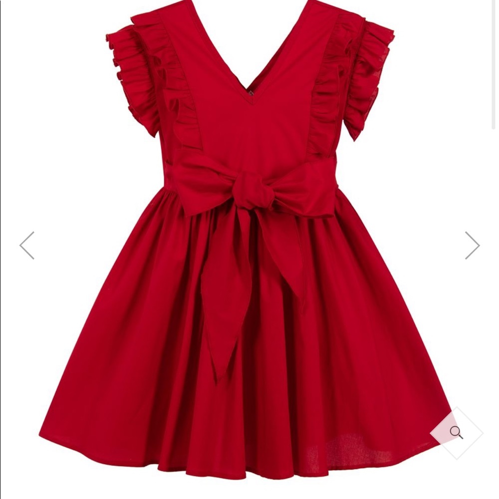 Red cotton dress from Childrensalon - NWT